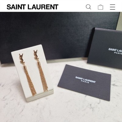 (국내배송) 세인트로랑 YSL 로고 귀걸이