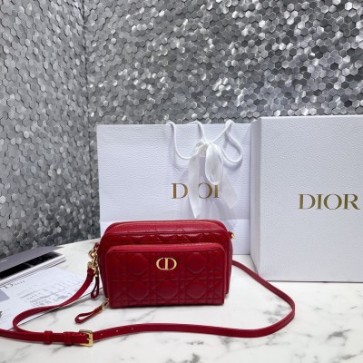 디올 DIOR CARO 더블 파우치