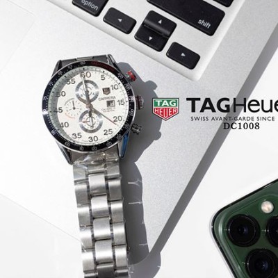 (국내배송) 테그호이어 [TAGHEUER] 수입고급 까레라 칼리버16 화이트다이얼