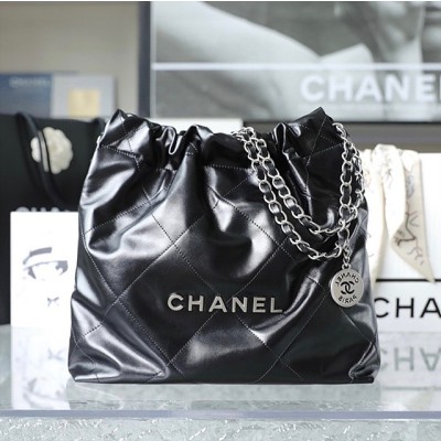 [단풍샵] 샤* AS3260 CHANEL 22백 스몰 핸드백 Black(silver)