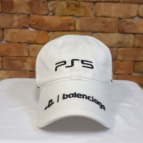 (국내배송) 발렌시아가 PLAYSTAION BASEBALL CAP (화이트)