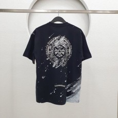 (국내배송) 크롬하츠 23 SS CHROME HEARTS 빈티지 은사프린팅 티셔츠