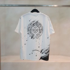 (국내배송) 크롬하츠 23 SS CHROME HEARTS 빈티지 은사프린팅 티셔츠