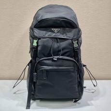 프라다 2VZ090 리나일론 사피아노 가죽 백팩