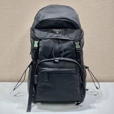 프라다 2VZ090 리나일론 사피아노 가죽 백팩